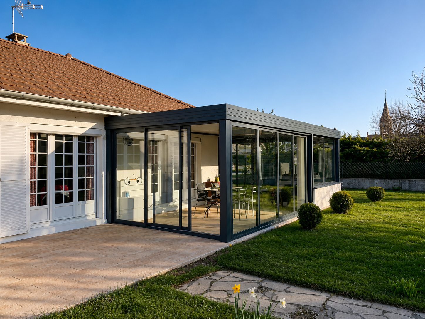 Véranda Meridia à Creuzier-le-Vieux